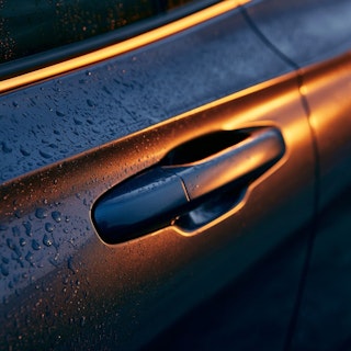 Flush car door handle